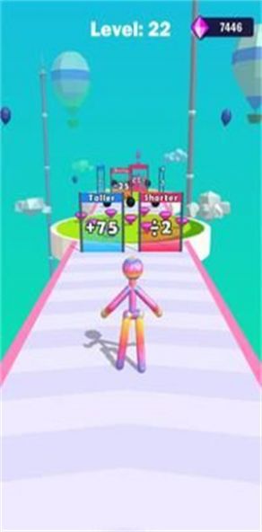高个子人跑步比赛3D游戏手机版图片2