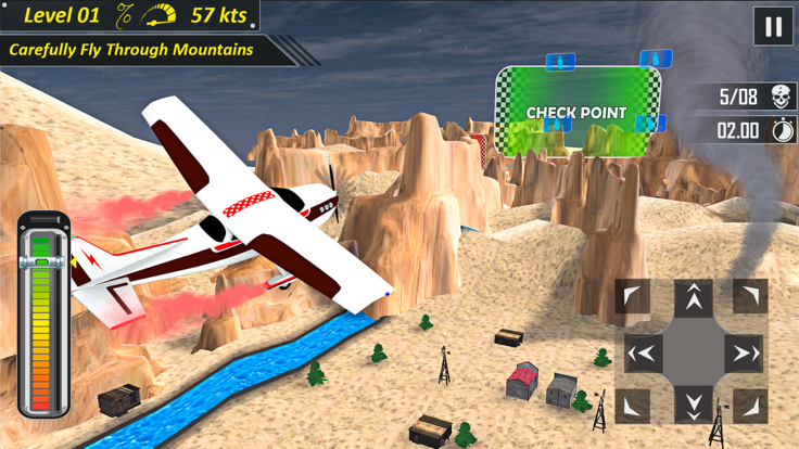 飞机飞行模拟器3d游戏图片1