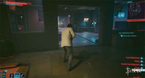 这也行？《赛博朋克2077》玩家利用敌人进入上锁房间图片3