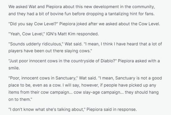 《暗黑破坏神4》开发者对奶牛关给出了“重大暗示”图片3