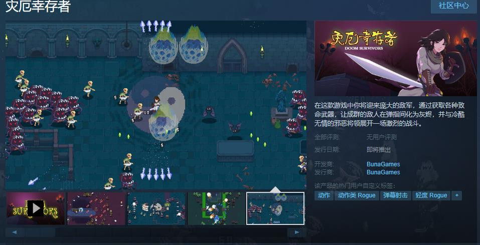 肉鸽游戏新作《灾厄幸存者》现已上架Steam!支持中文图片1