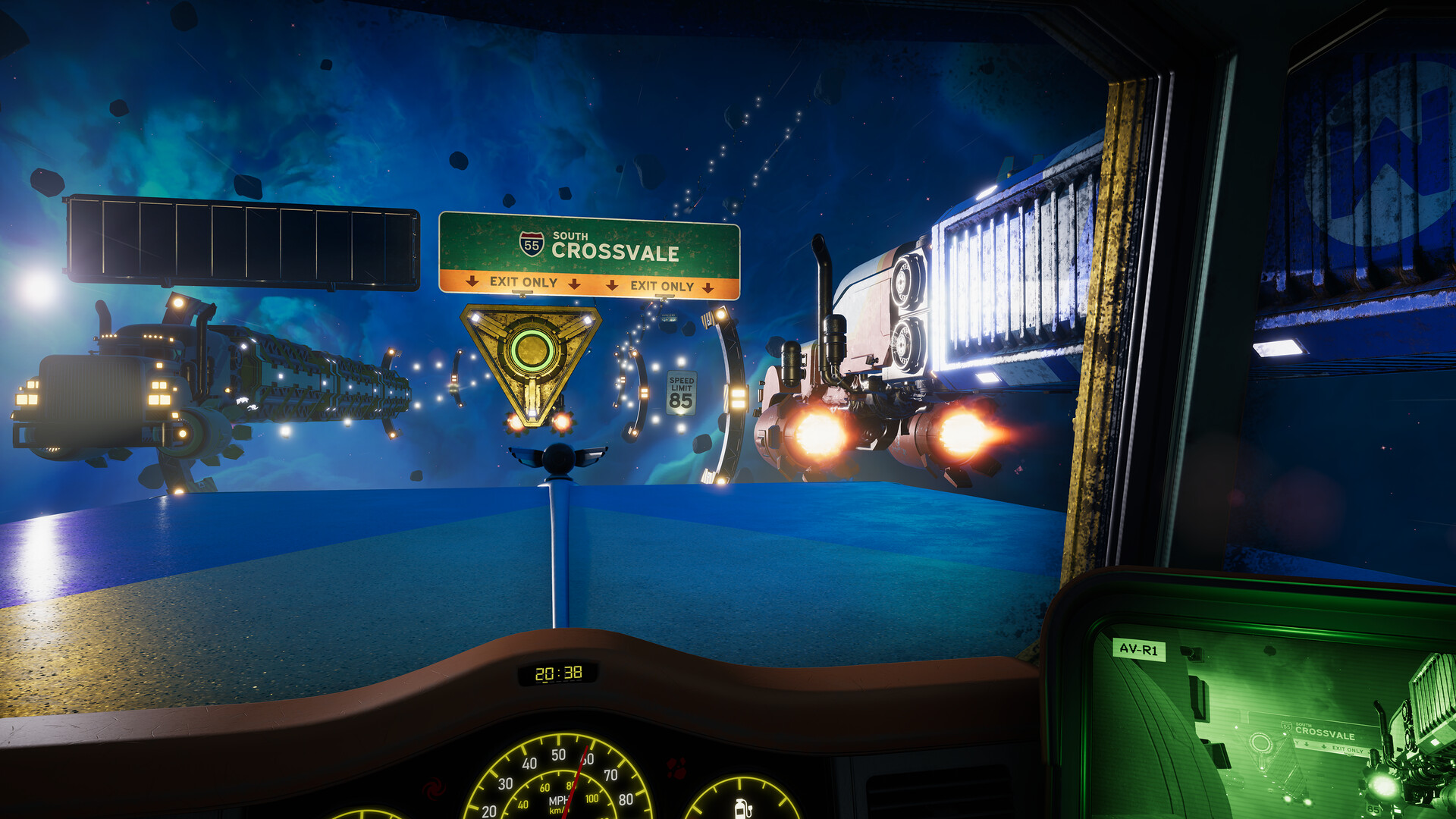 太空卡车游戏《星际货运司机》上线Steam2024年发售图片2