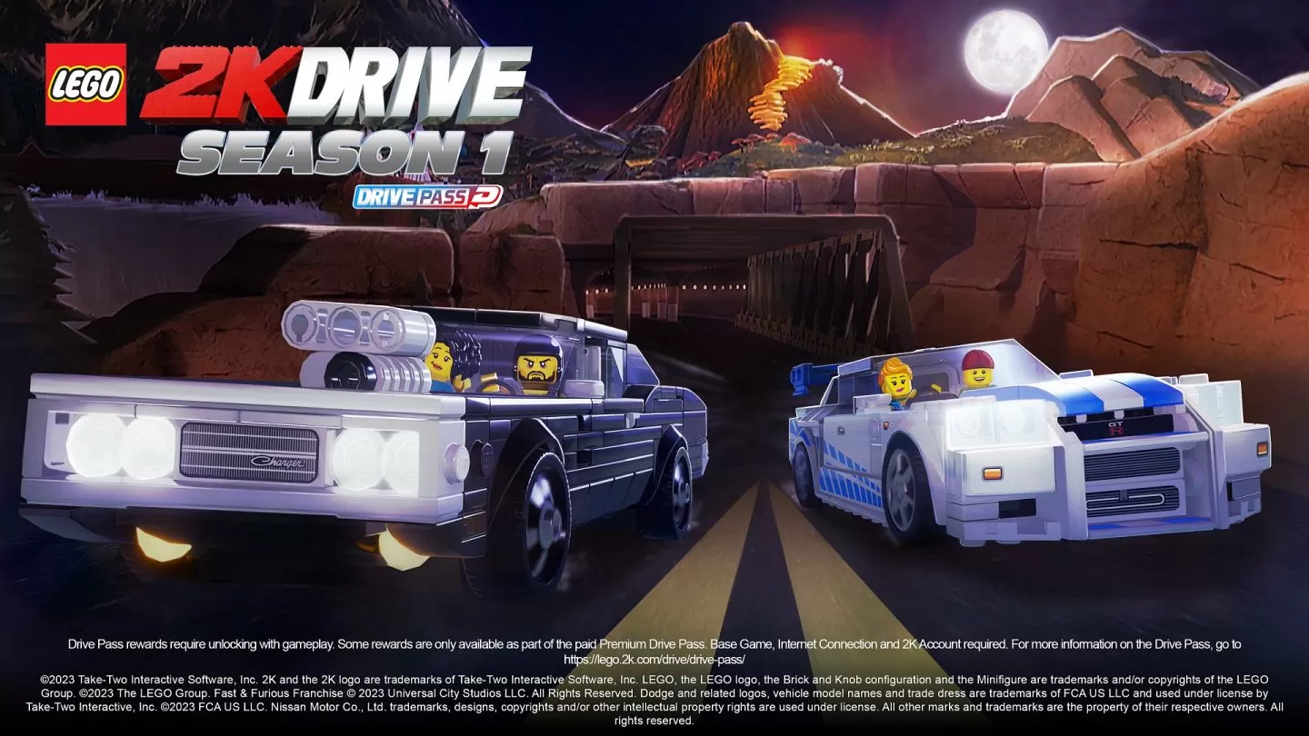《乐高2K竞速》宣布「驾驶通行证第1季」本周三推出图片2