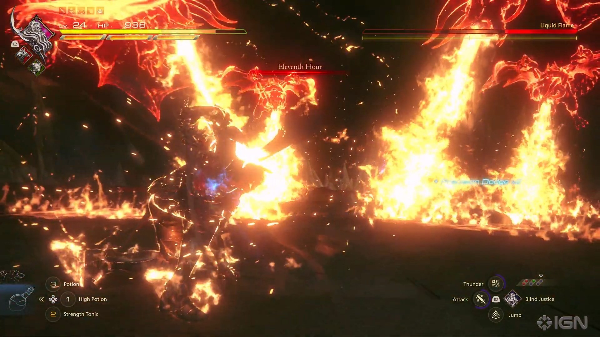 IGN《最终幻想16》BOSS战演示液态火焰实力恐怖！图片10