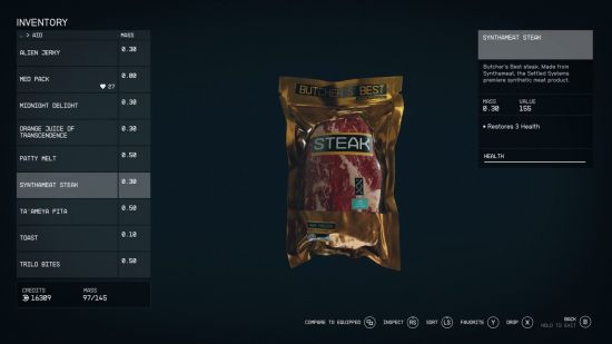 《星空》官方公布游戏内四种食物：外星虫子嘎嘣脆图片2