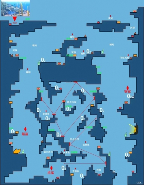 《潜水员戴夫》地图分布物种一览鱼分布在哪里？图片3