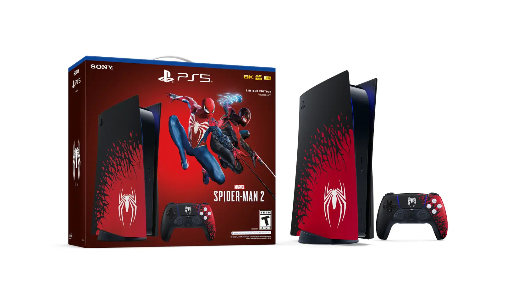 《漫威蜘蛛侠2》限定版PS5主机套装公布9月1日发售图片2