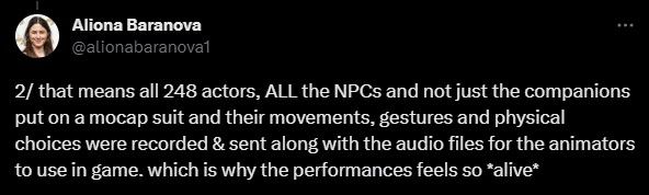 NPC栩栩如生《博德之门3》使用248名演员进行动作捕捉图片2