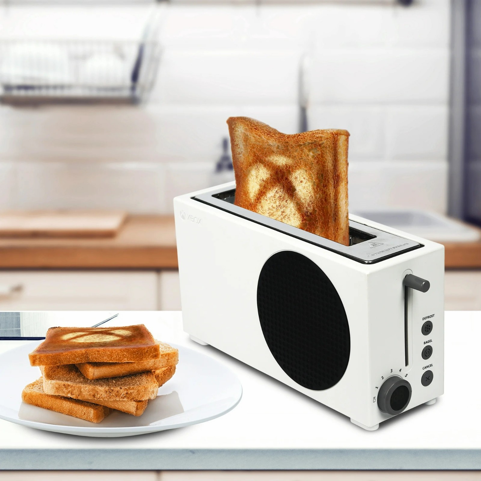 微软整活家电XboxSeriesS造型烤面包机正式上架！图片1