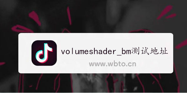 volumeshader_bm测试入口