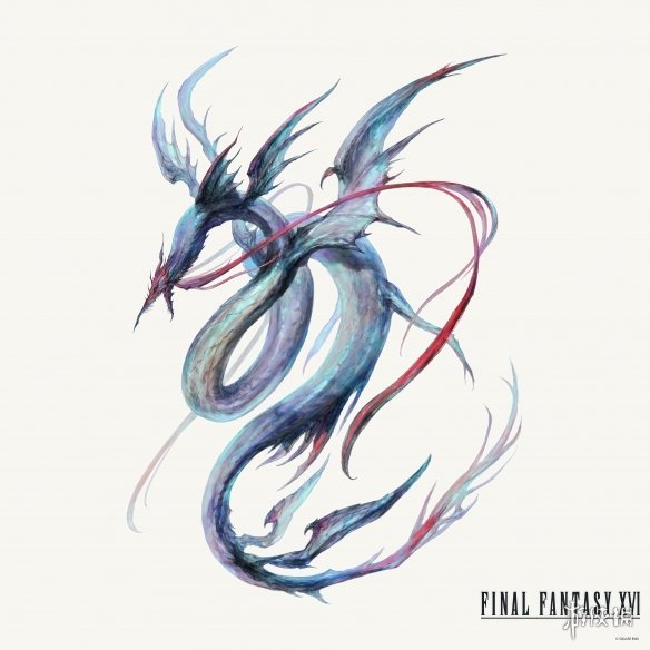《最终幻想16》新DLC召唤兽“利维坦”艺术插图公布！图片1