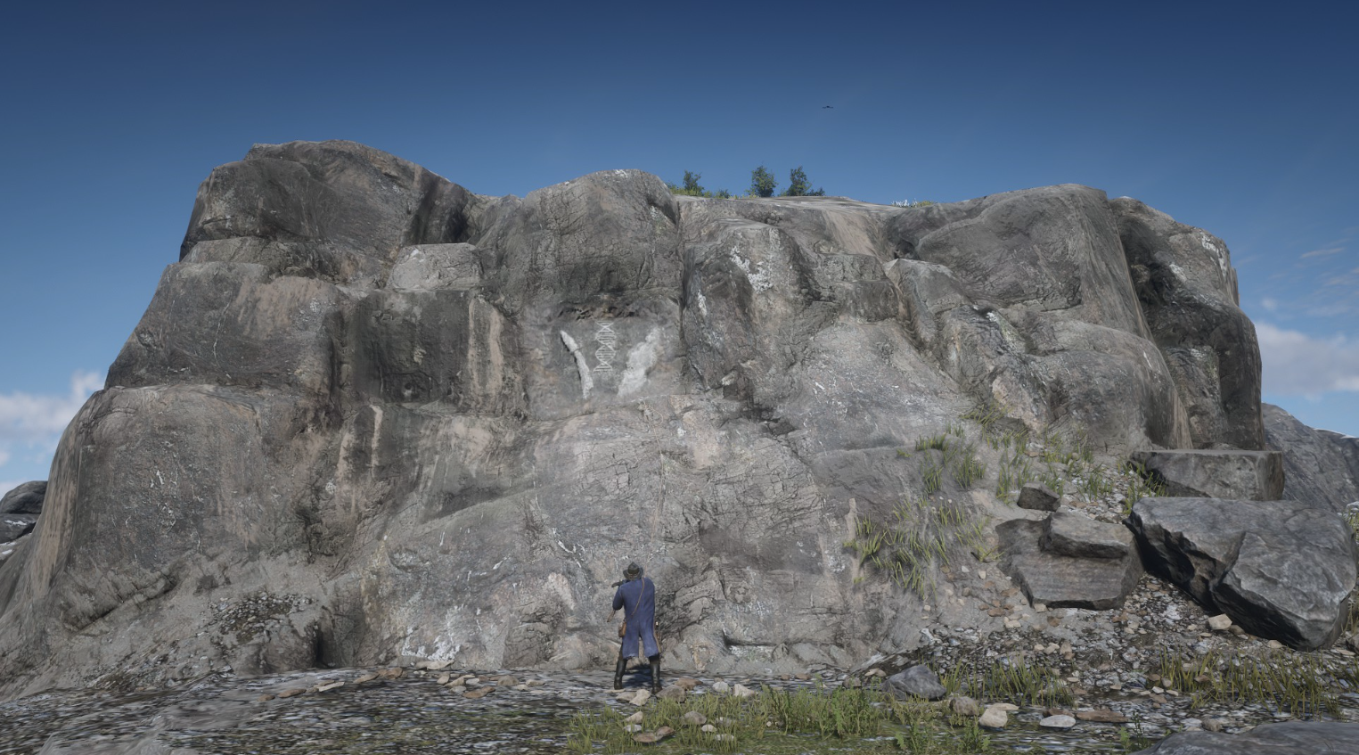 《荒野大镖客2》地质学支线6号石雕在哪里图片2
