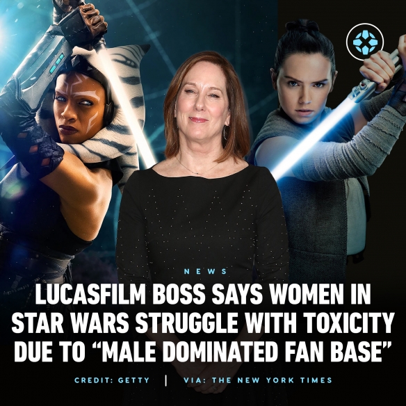 Lucas影业总裁谈《星战》男粉占主导女演员易遭到网暴